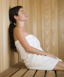larangan ibu hamil - sauna